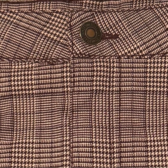 Brown Plaid Mini Skirt - Picture 3 of 4